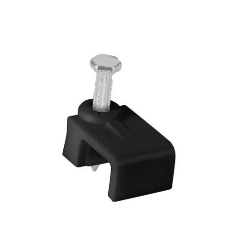 GPL-8N.jpg 48034 - Bolsa con 20 grapas negras de 5 x 8.5 mm para cable plano