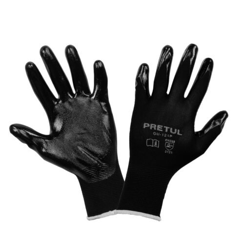 GU-121P.jpg 20026 - Guantes de nylon recubiertos de nitrilo, CH, PRETUL
