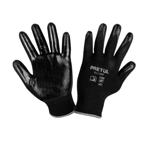 GU-123P.jpg 20028 - Guantes de nylon recubiertos de nitrilo, G, PRETUL