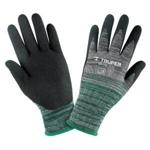 GU-132.jpg 17064 - Guantes de nylon recubiertos de nitrilo arenoso, M, TRUPER