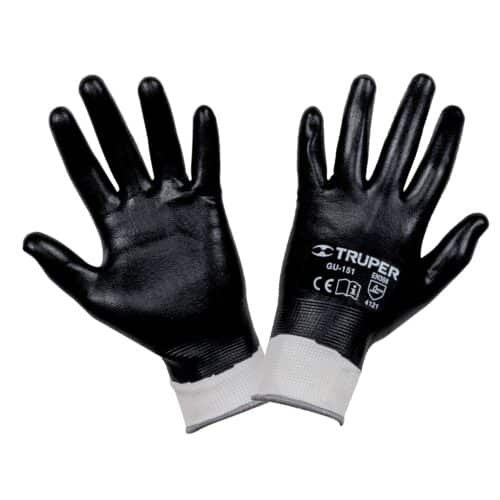 18025 - Guantes de poliéster recubiertos de nitrilo, CH, TRUPER