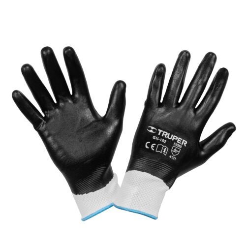 GU-152.jpg 18026 - Guantes de poliéster recubiertos de nitrilo, M, TRUPER