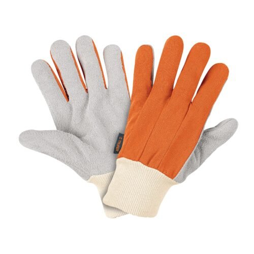 GU-265.jpg 14244 - Guantes de carnaza y loneta, uso ligero, unitalla, TRUPER