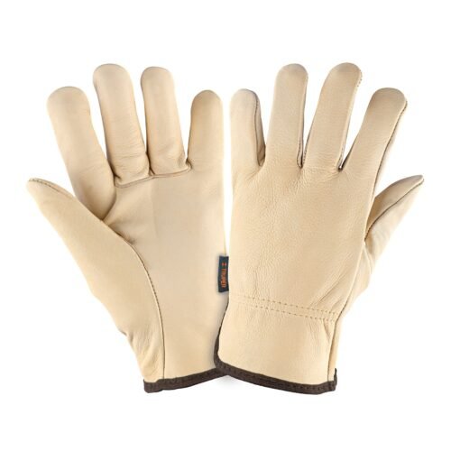 17053 - Guantes de piel de res tipo operador, TRUPER