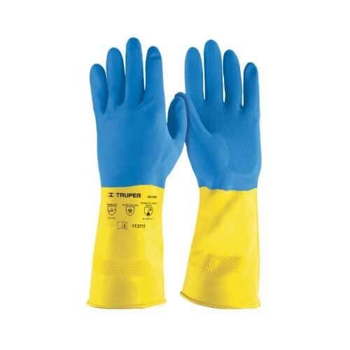 15268 - Guantes de látex reforzados para limpieza, M, TRUPER