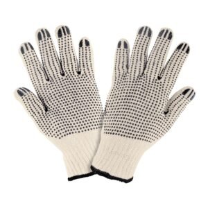 GU-425.jpg 21830 - Guantes de algodón con puntos de PVC en palma y dorso,PRETUL