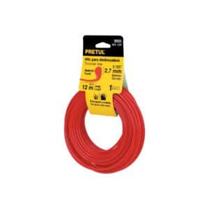 20025 - Hilo redondo, para desbrozadora, 2.7mm x12m, tarjeta, PRETUL