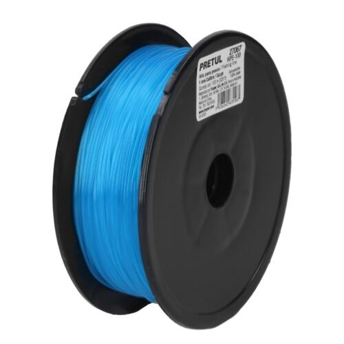 27067 - Carrete con 100 m de hilo para pesca azul calibre 1.00 mm