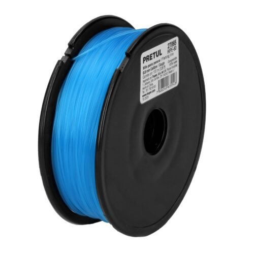 27065 - Carrete con 100 m de hilo para pesca azul calibre 0.80 mm