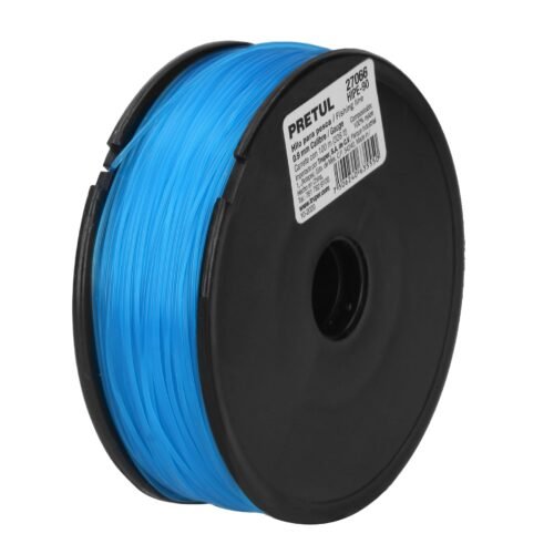 27066 - Carrete con 100 m de hilo para pesca azul calibre 0.90 mm