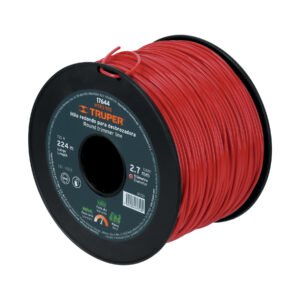 17644 - Hilo redondo, para desbrozadora, 2.7mm x 224m,carrete,TRUPER