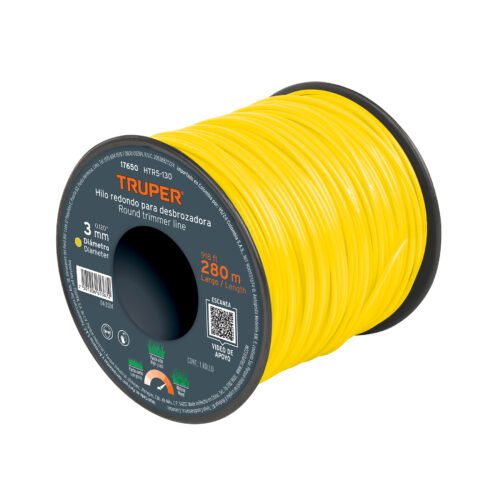 17650 - Hilo redondo, para desbrozadora, 3mm x 280m, carrete, TRUPER