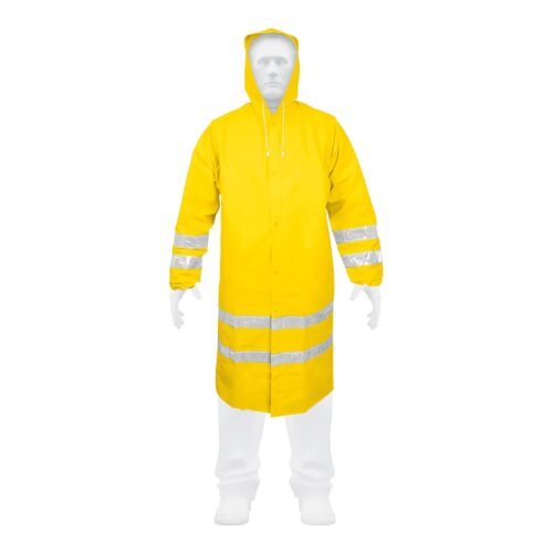 17723 - Gabardina impermeable doble capa con reflejante, G, Truper