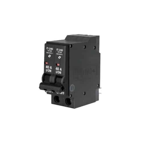 47511 - Interruptor de 2 polos 40A, enchufable, VOLTECK