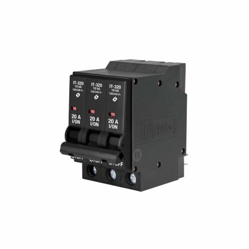 47514 - Interruptor de 3 polos 20A, enchufable, VOLTECK