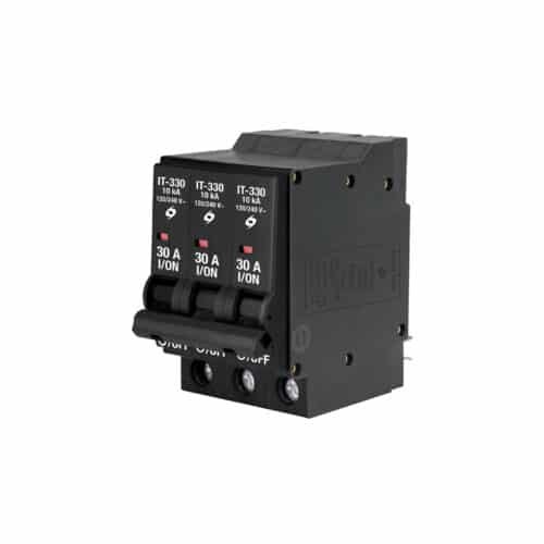 47515 - Interruptor de 3 polos 30A, enchufable, VOLTECK
