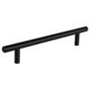 49733 - Jaladera de acero, 160mm, línea Cilindro, negro, HERMEX