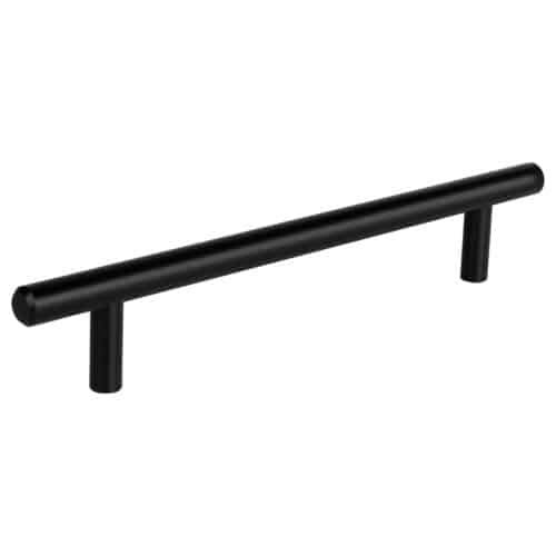49733 - Jaladera de acero, 160mm, línea Cilindro, negro, HERMEX