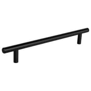 49734 - Jaladera de acero, 192mm, línea Cilindro, negro, HERMEX