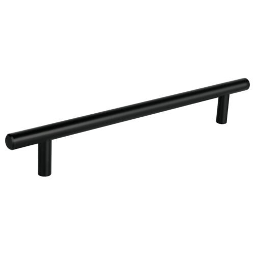 49734 - Jaladera de acero, 192mm, línea Cilindro, negro, HERMEX