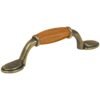 JAL-0631.jpg 43831 - Jaladera metálica de 76mm latón antiguo, inserto tipo madera