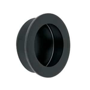 47802 - Jaladera de embutir circular No. 3 acabado negro