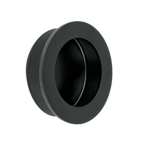 47802 - Jaladera de embutir circular No. 3 acabado negro