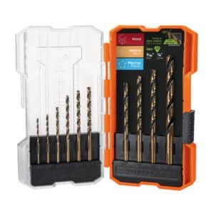 11399 - Juego de 10 brocas HSS para metal en estuche, Truper Expert
