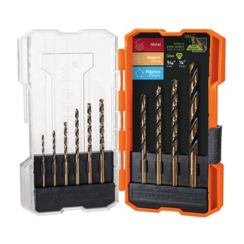 11399 - Juego de 10 brocas HSS para metal en estuche, Truper Expert