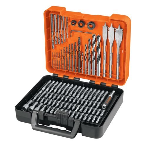 100872 - Juego de 100 brocas y puntas en estuche plástico, Truper