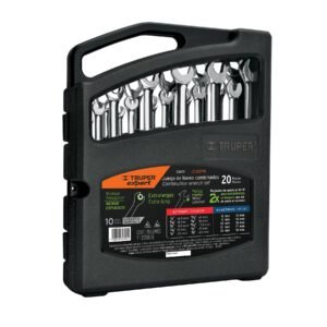 13691 - Jgo 20 llaves combinadas extralargas pulidas std y mm,EXPERT