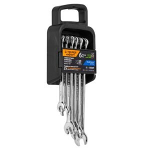 15770 - Juego de 6 llaves combinadas extralargas pulidas mm, EXPERT