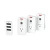 49489 - Juego de 3 Contactos con control remoto, Volteck