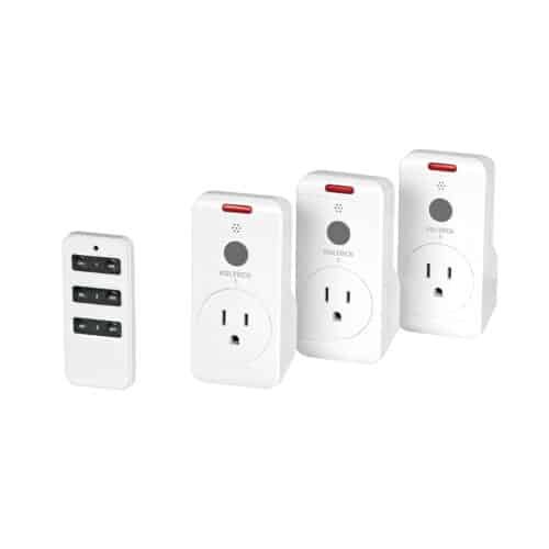 49489 - Juego de 3 Contactos con control remoto, Volteck