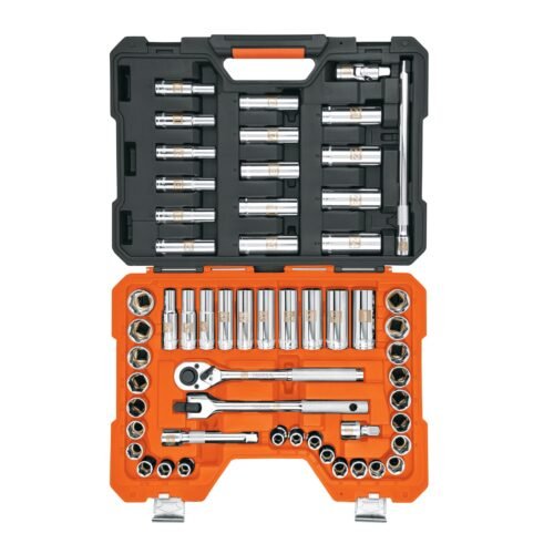 102261 - Juego de 56 herramientas cuadro 1/2" std y mm para mecánico