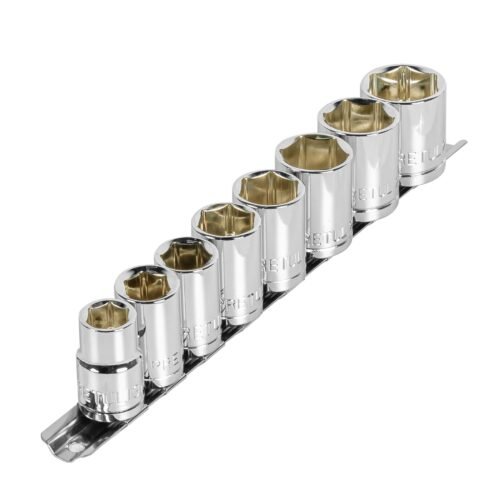 21176 - Juego de 8 dados cuadro 1/2" mm, Pretul