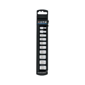 14166 - Juego de 10 dados cuadro 1/4" mm, Truper