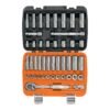102410 - Juego de 45 herramientas cuadro 3/8" std y mm para mecánico