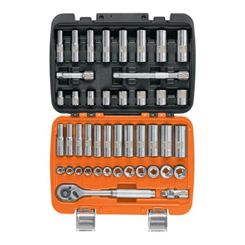 102410 - Juego de 45 herramientas cuadro 3/8" std y mm para mecánico