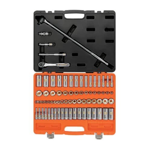 102389 - Juego de 73 herramientas cuadro 3/8" std y mm para mecánico