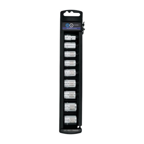13952 - Juego de 9 dados cuadro 3/8" mm, Truper