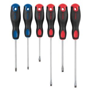 20220 - Juego de 6 desarmadores mango Comfort Grip, Pretul