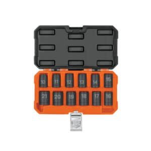 100944 - Juego de 12 dados de impacto cuadro 1/2", 6 puntas mm