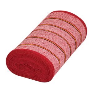 Rollo de 25 m de jerga sarga gruesa roja, KLINTEK
