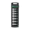 102237 - Juego de 7 dados cuadro 1/2" punta torx, Truper