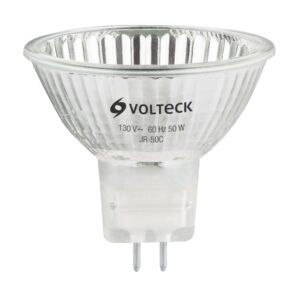 47254 - Lámpara de halógeno transp. 50 W tipo MR16 en caja, Volteck