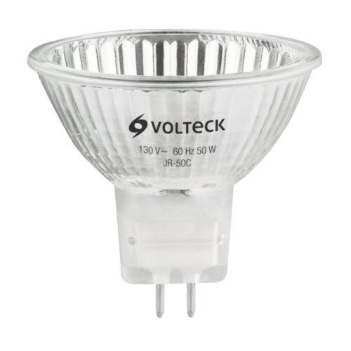 47254 - Lámpara de halógeno transp. 50 W tipo MR16 en caja, Volteck