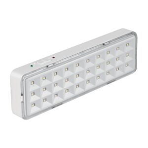 43007 - Lámpara de emergencia de 30 Leds, 220 lm recargable, Volteck