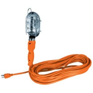 47261 - Lámpara de taller con canastilla metálica 14.5 m, Volteck