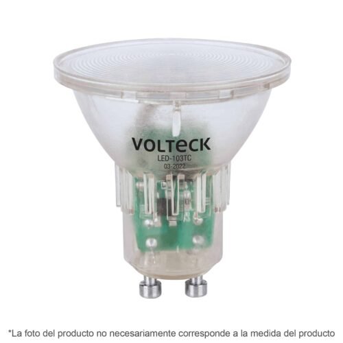 LED-103TF.jpg 48404 - Lámpara trans. de LED 3 W MR16 base GU10 luz de día, blíster
